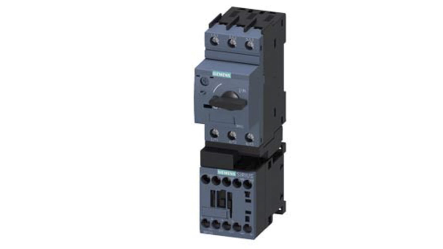 Siemens SIRIUS 3RA Load Feeder, DOL, 370 W, 400 V ac, 3 Phase, IP20