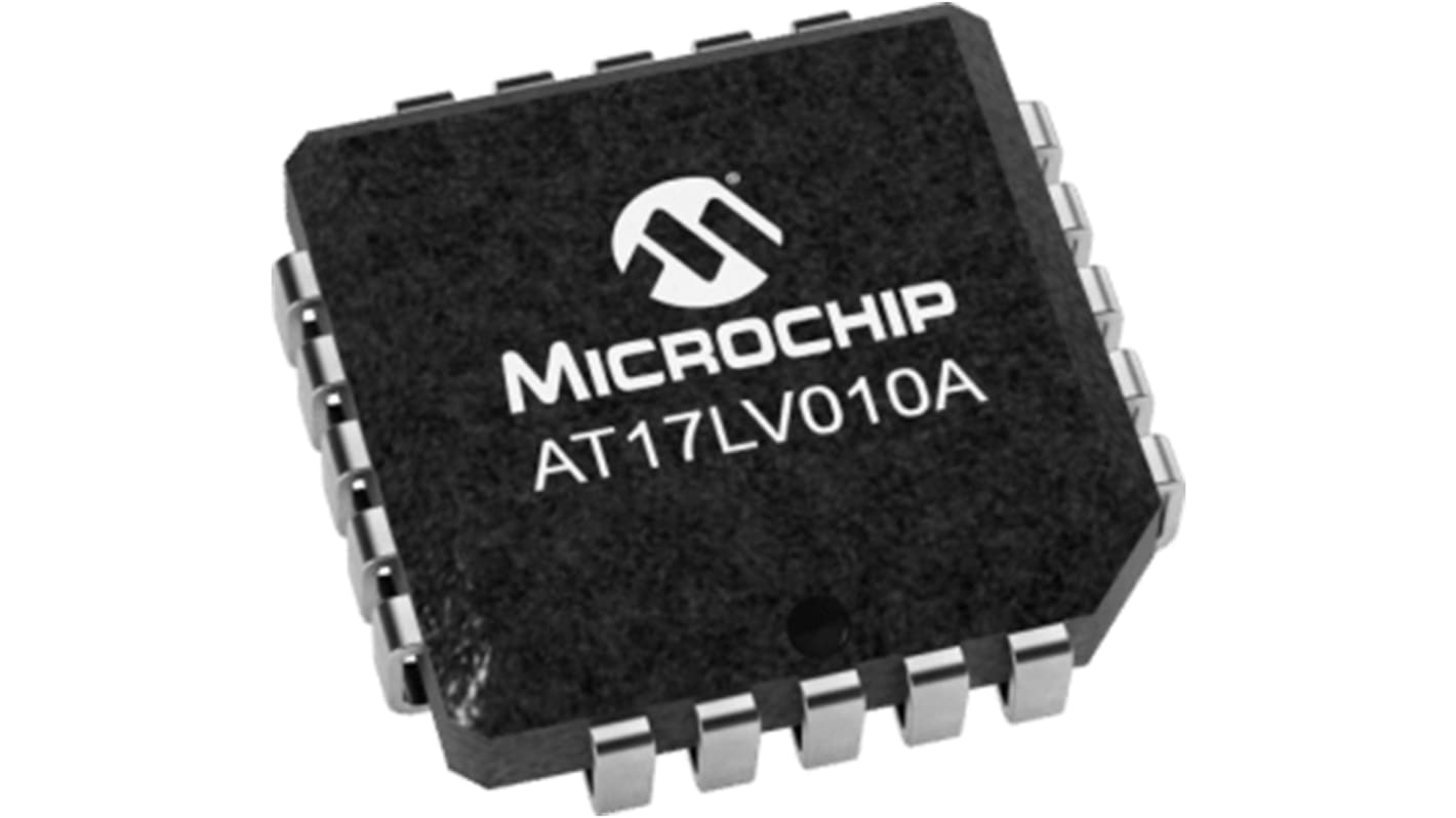 Microchip AT17LV010A-10JU, 1Mbit EEPROM Memory 20-Pin PLCC 2-Wire