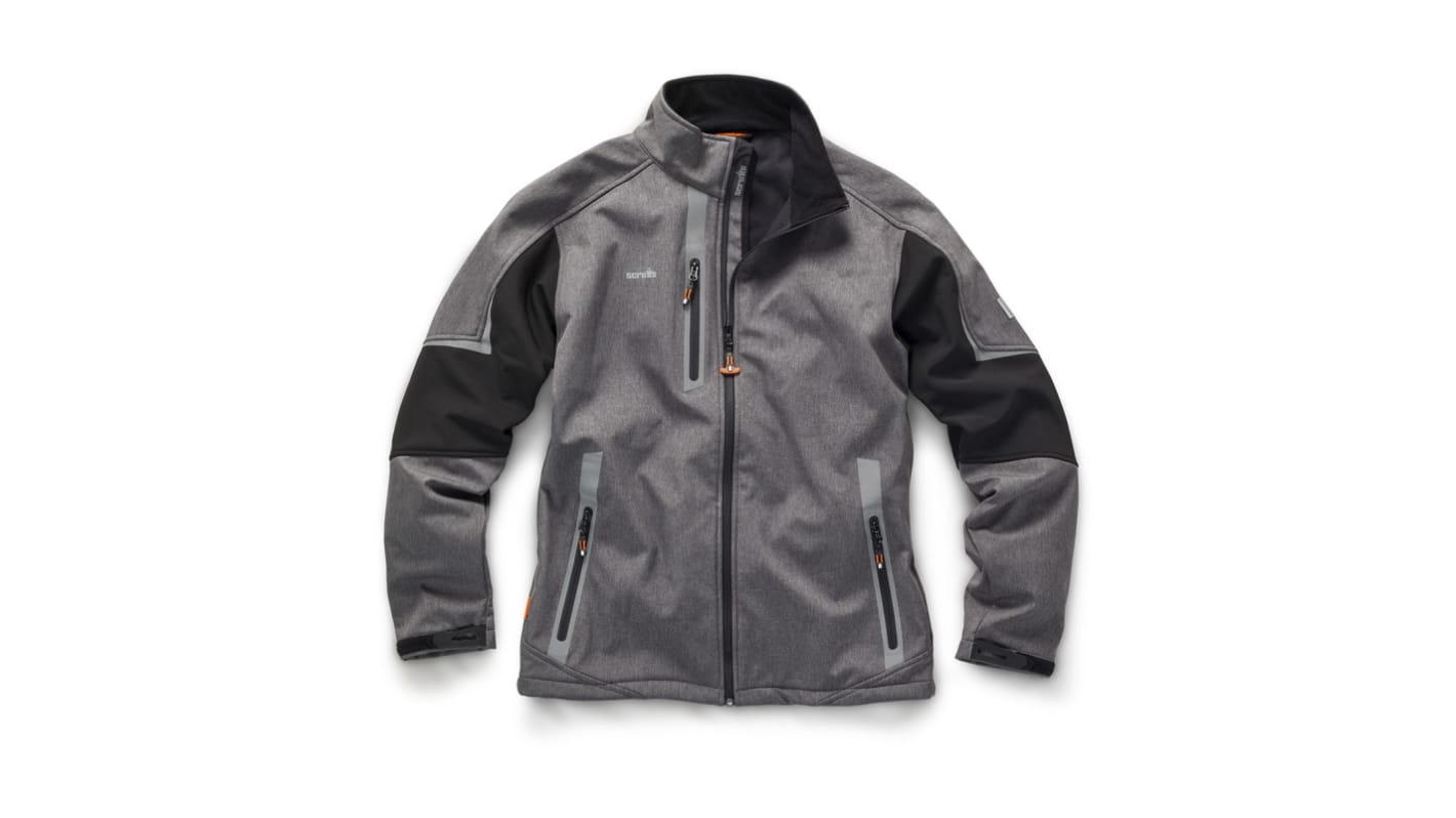 Scruffs Pro Softshell Charcoal Softshell Jacket, S