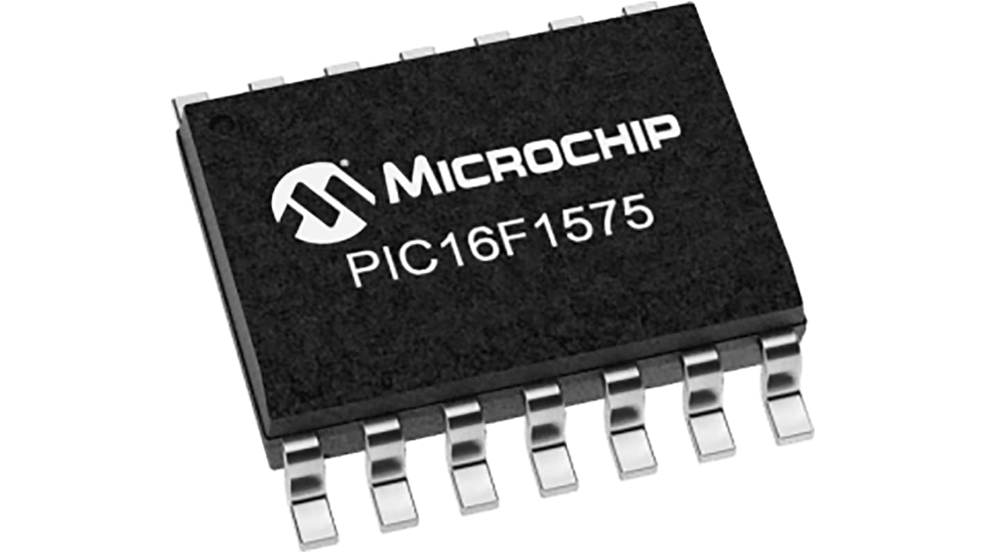 Microchip PIC16F1575-I/SL, 8bit PIC Microcontroller, PIC16F, 32MHz, 14 kB Flash, 14-Pin SOIC