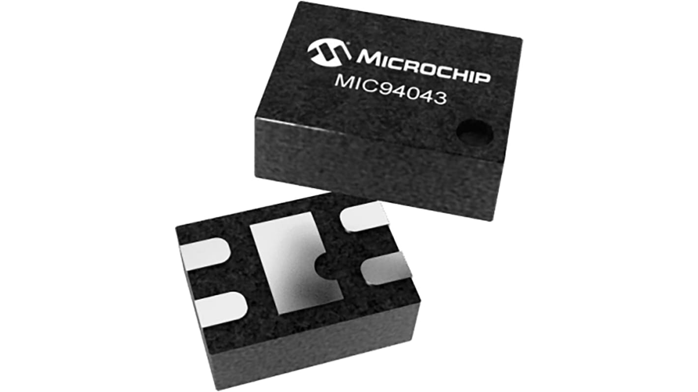 Charge, Microchip, MIC94043YFL-TR, MLF, 4 broches High Side MIC94043