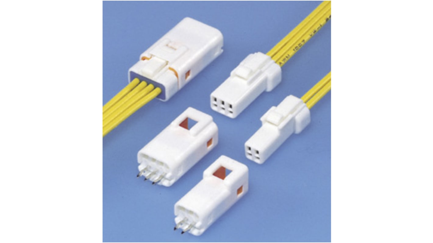 JST JWPF Leiterplatten-Stiftleiste, 4-polig / 1-reihig, Raster 2.0mm, Crimp-Anschluss, 3.0A, Ummantelt