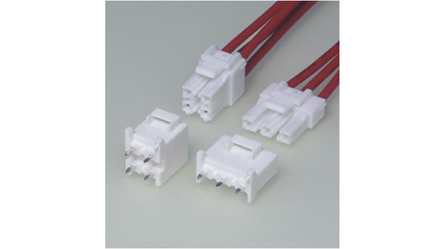 Corpo connettore JST Maschio, 4 vie, 2 file, passo 6.5mm