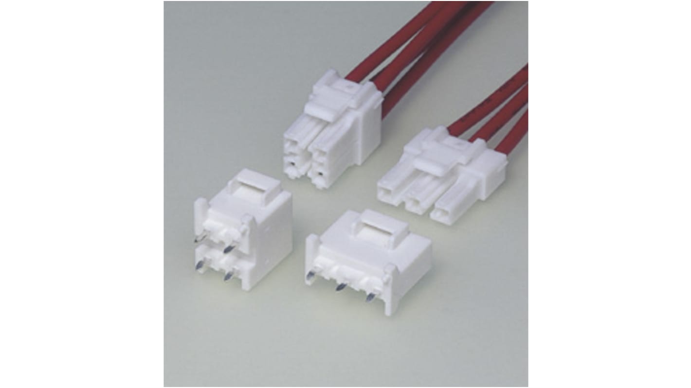 JST VYH Series PCB Mount PCB Header, 2 Contact(s), 6.5mm Pitch, 1 Row(s), Shrouded