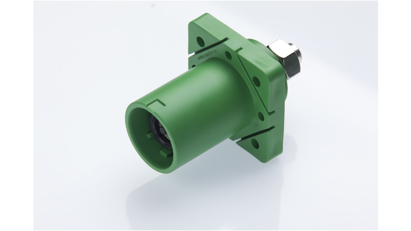 Radiall, SPPC-HK IP2X, IP67 Brown Cable Mount 1P Industrial Power Plug, Rated At 400A, 1.25 kV,With Phase Inverter