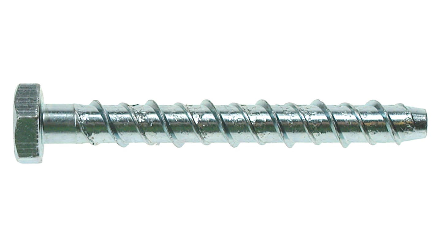 Ankerbolt RS PRO Acero galvanizado 14 x 150mm, diámetro del orificio 16mm 150mm de largo