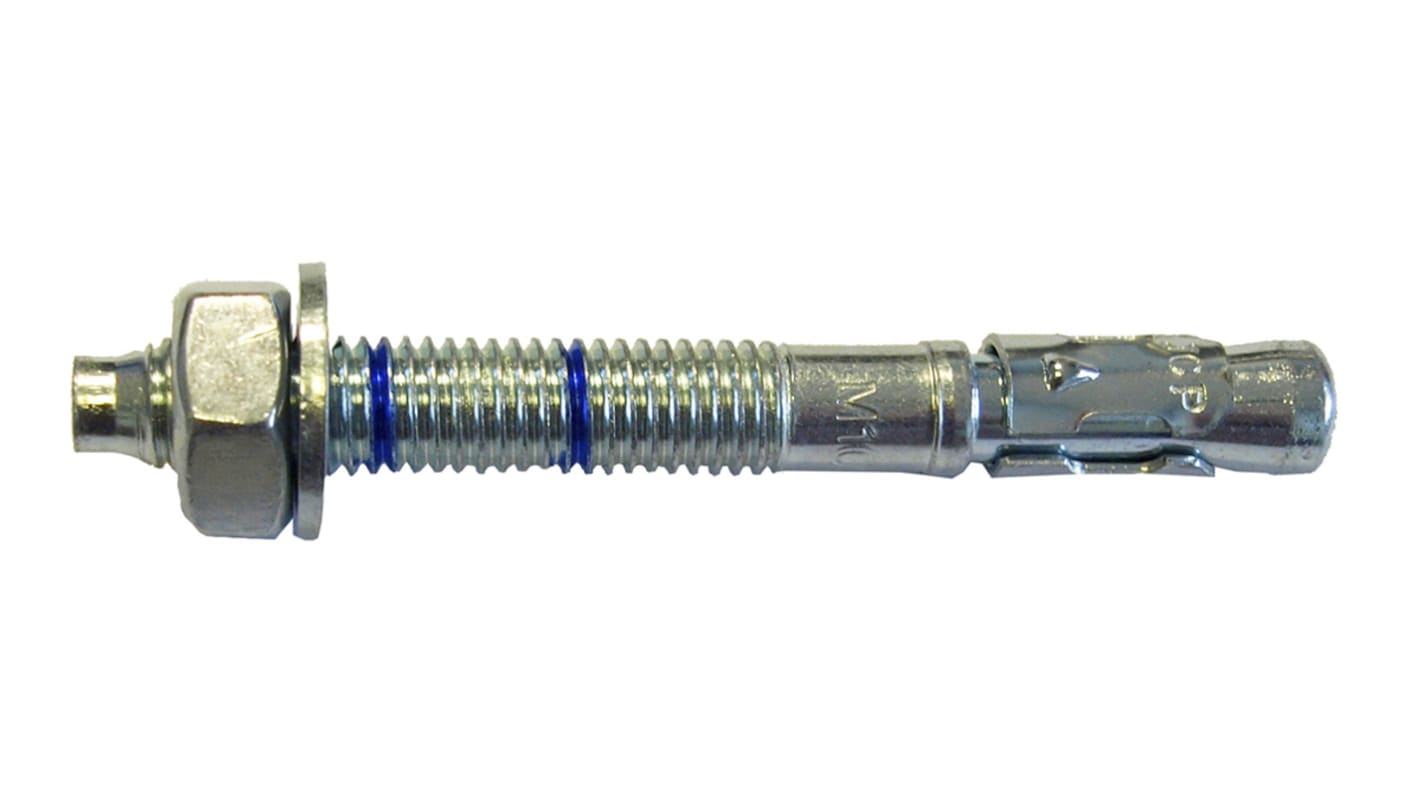 Perno pasante RS PRO 10 x 150mm, diámetro del orificio 12mm 150mm de largo