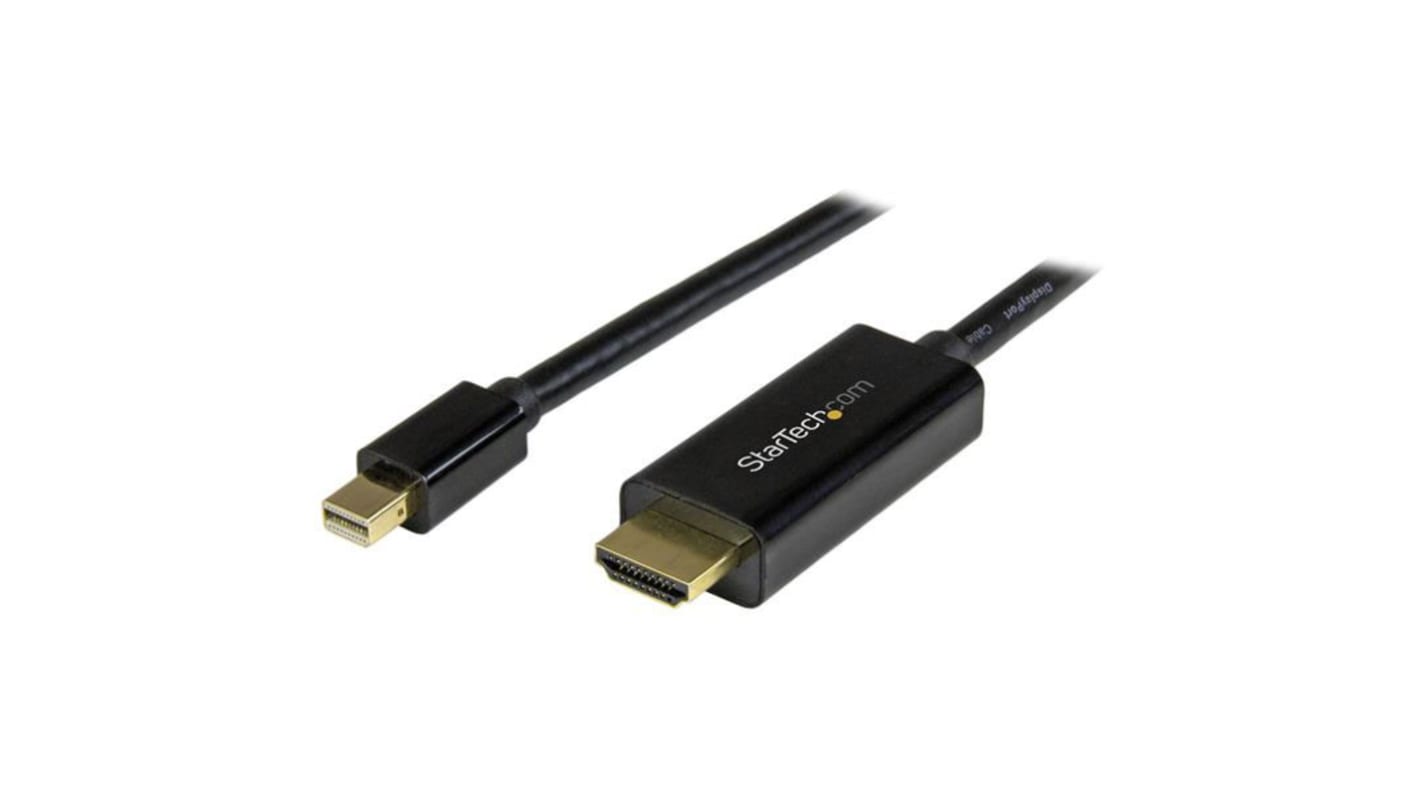 StarTech.com Mini DisplayPort to HDMI Adapter, 2m Length - 4K x 2K Maximum Resolution