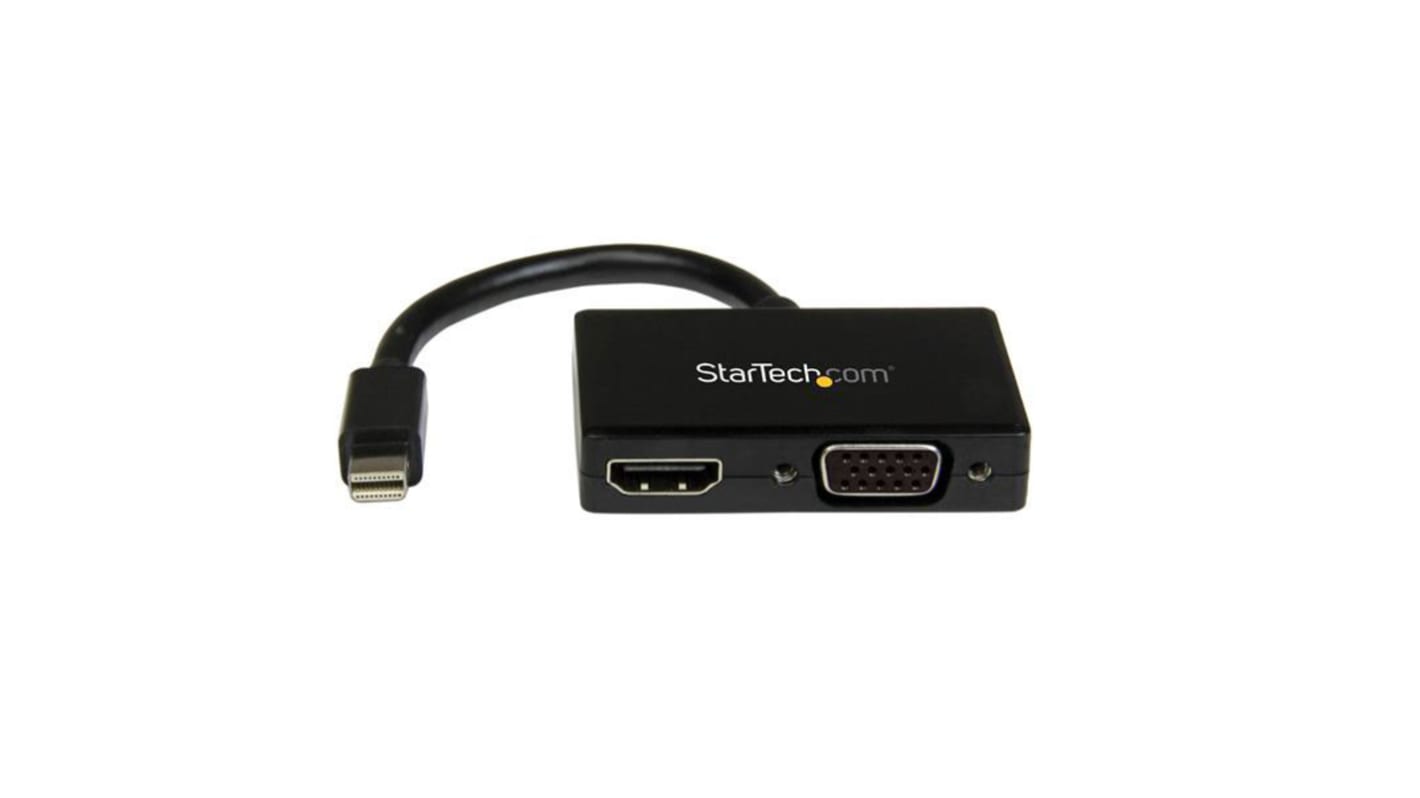 StarTech.com 2 port Mini DisplayPort to HDMI, VGA Adapter, 150mm Length - 1920 x 1200 Maximum Resolution