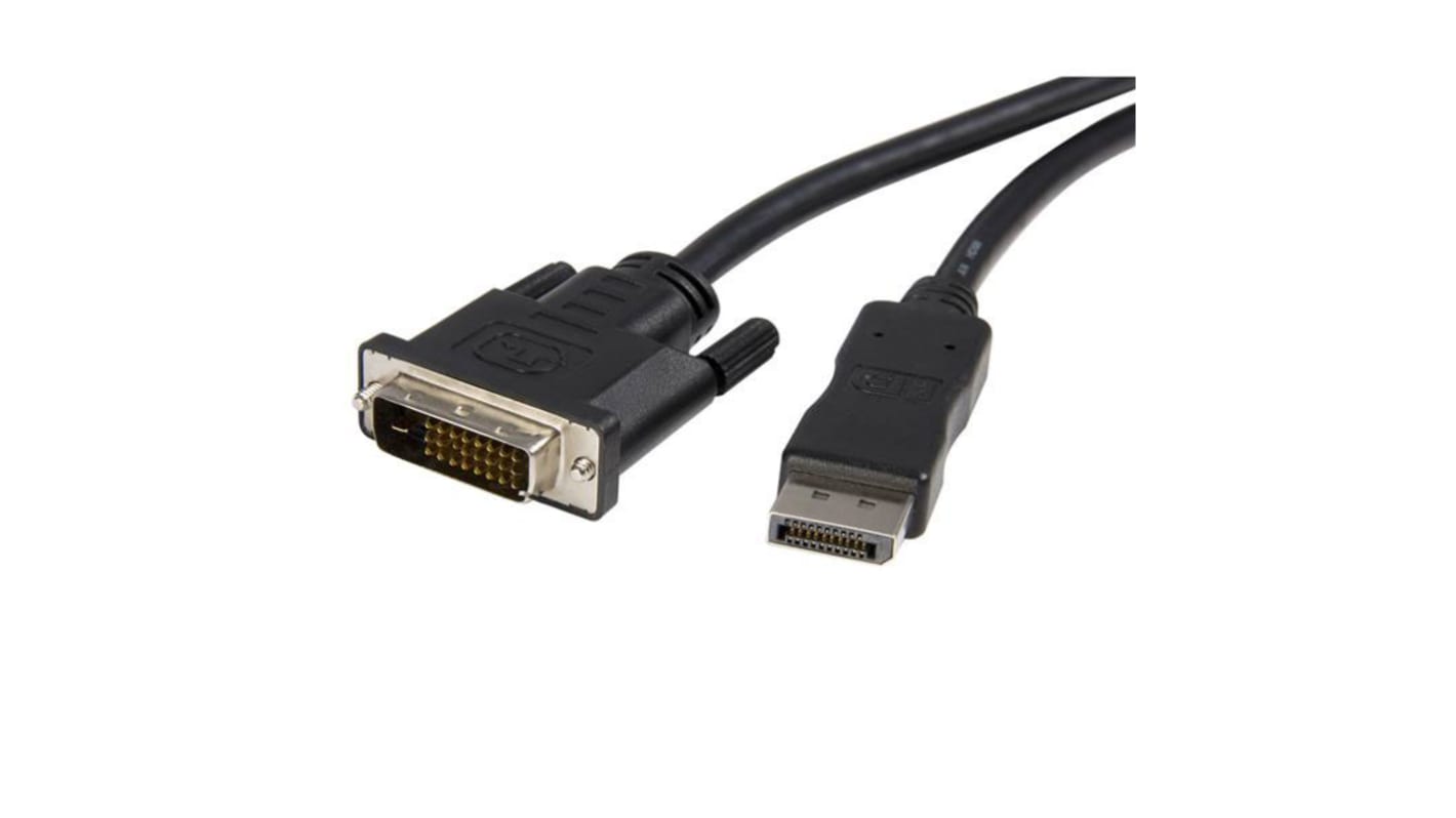 DP2DVIMM6 StarTech DisplayPort to DVI Adapter 1.8m Length 1920 x 1200 Maximum Resolution RS