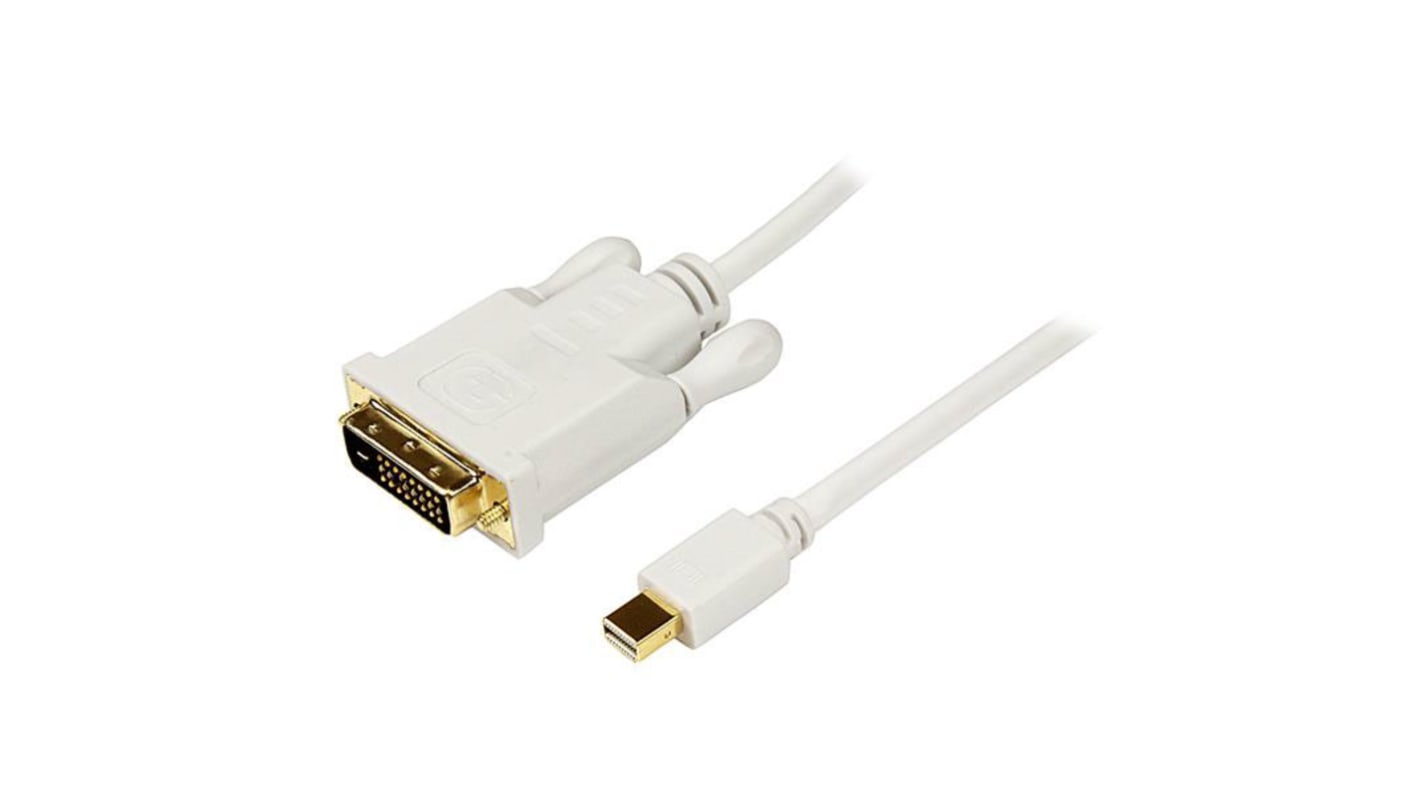 StarTech.com Mini DisplayPort to DVI Adapter, 1.8m Length - 1920 x 1200 Maximum Resolution