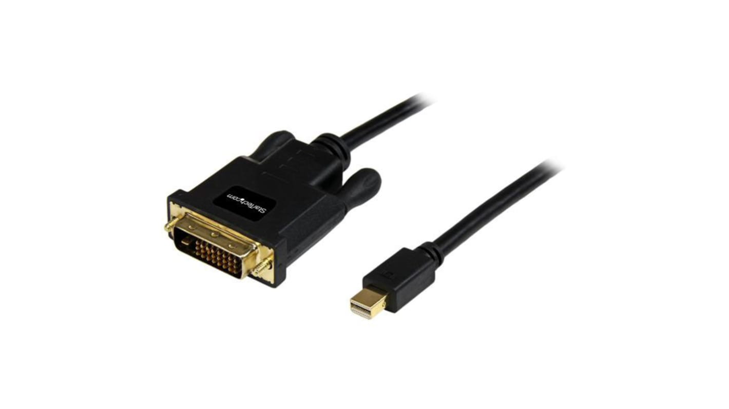 StarTech.com Mini DisplayPort to DVI Adapter, 3m Length - 1920 x 1200 Maximum Resolution