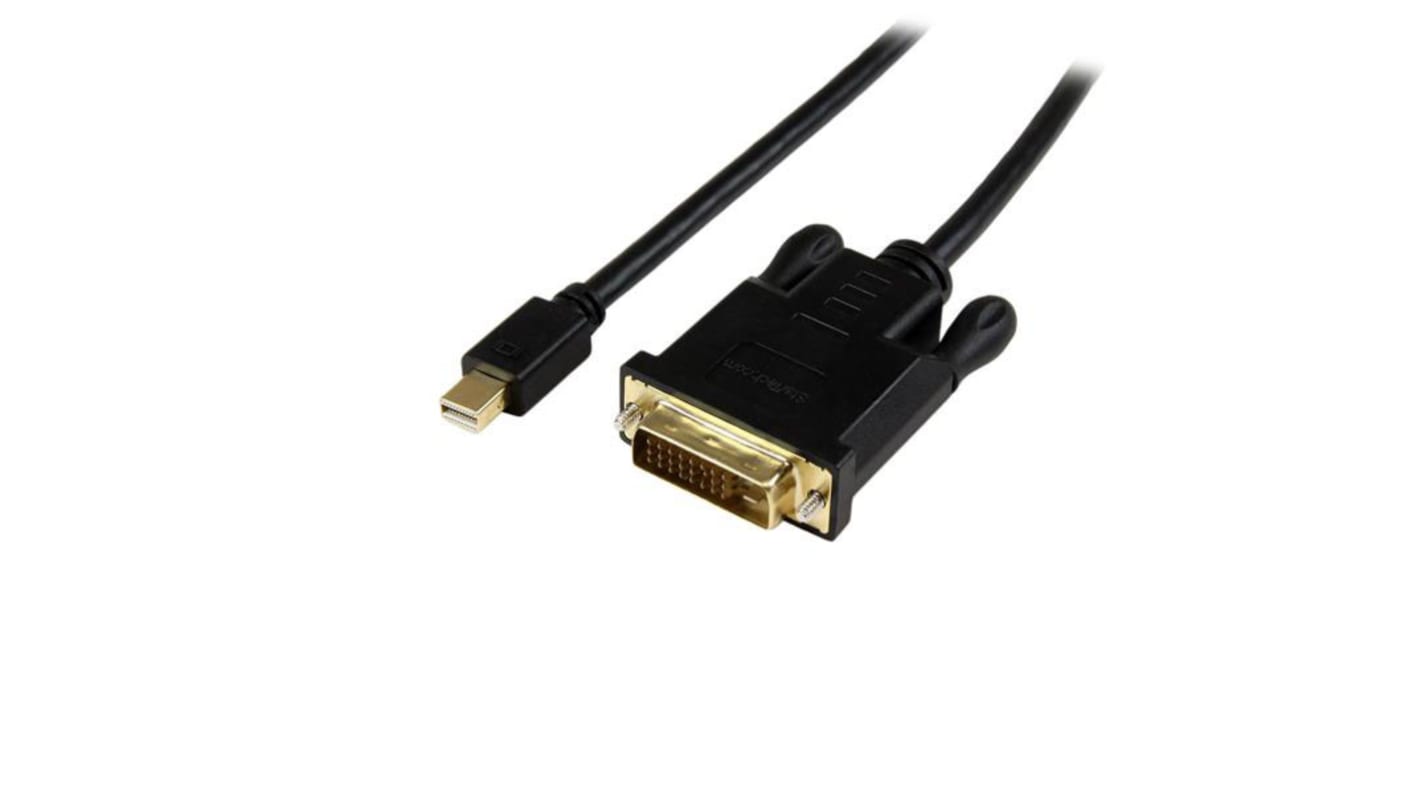 Startech Mini DisplayPort to DVI Adapter, 1.8m Length - 1920 x 1200 Maximum Resolution