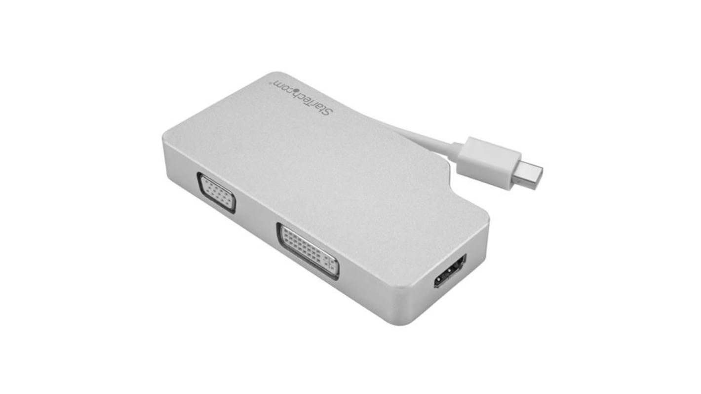 Startech 3 port Mini DisplayPort to DVI, HDMI, VGA Adapter, 110mm Length - 1920 x 1200 (Analog), 3840 x 2160 (Digital)