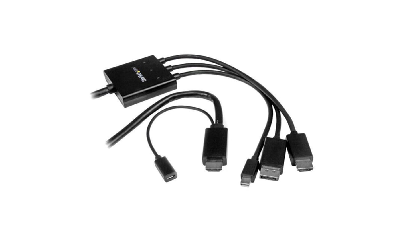 StarTech.com DisplayPort, Mini DisplayPort to HDMI Adapter, 2m Length - 4K Maximum Resolution