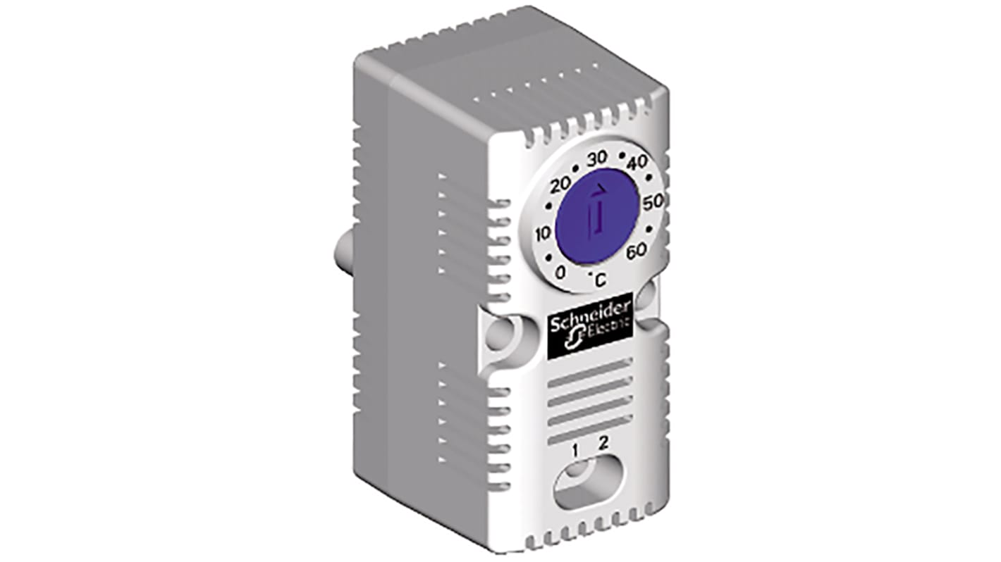 Schneider Electric 机柜温控器, 0 → +60 °c, 250 V, NO, ClimaSys CC系列