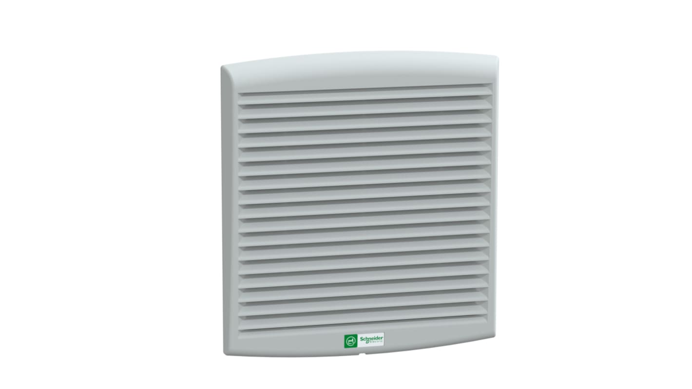 Schneider Electric ClimaSys CV Series Filter Fan, 145 → 253 V ac, AC Operation, 300 m³/h @ 50 Hz, 350 m³/h @ 60