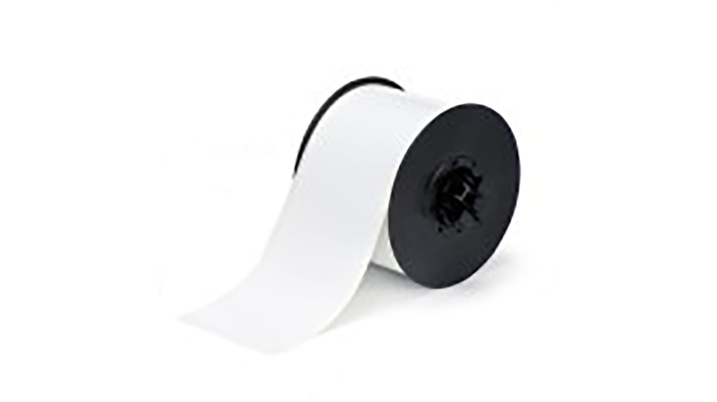 Brady 白色条码纸, 乙烯基, 57mm, 30m长, 用于BBP30, BBP31, BBP33, BBP35, BBP37, i3300, S3000, S3100, i5300, S3700, B-7569 Vinyl系列