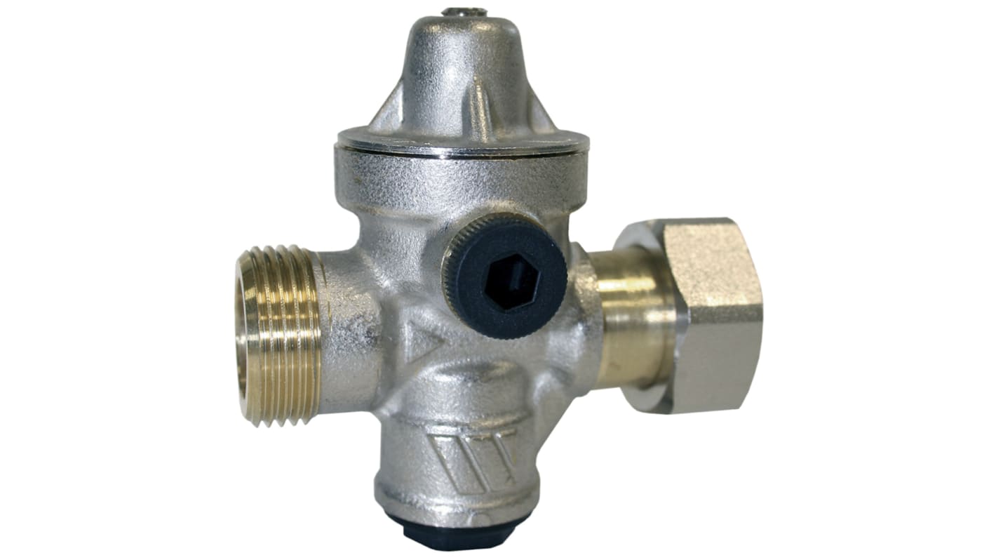 Valvola riduttrice di pressione in Ottone Watts, 5bar max, connessione Dado a unione libera 3/4"