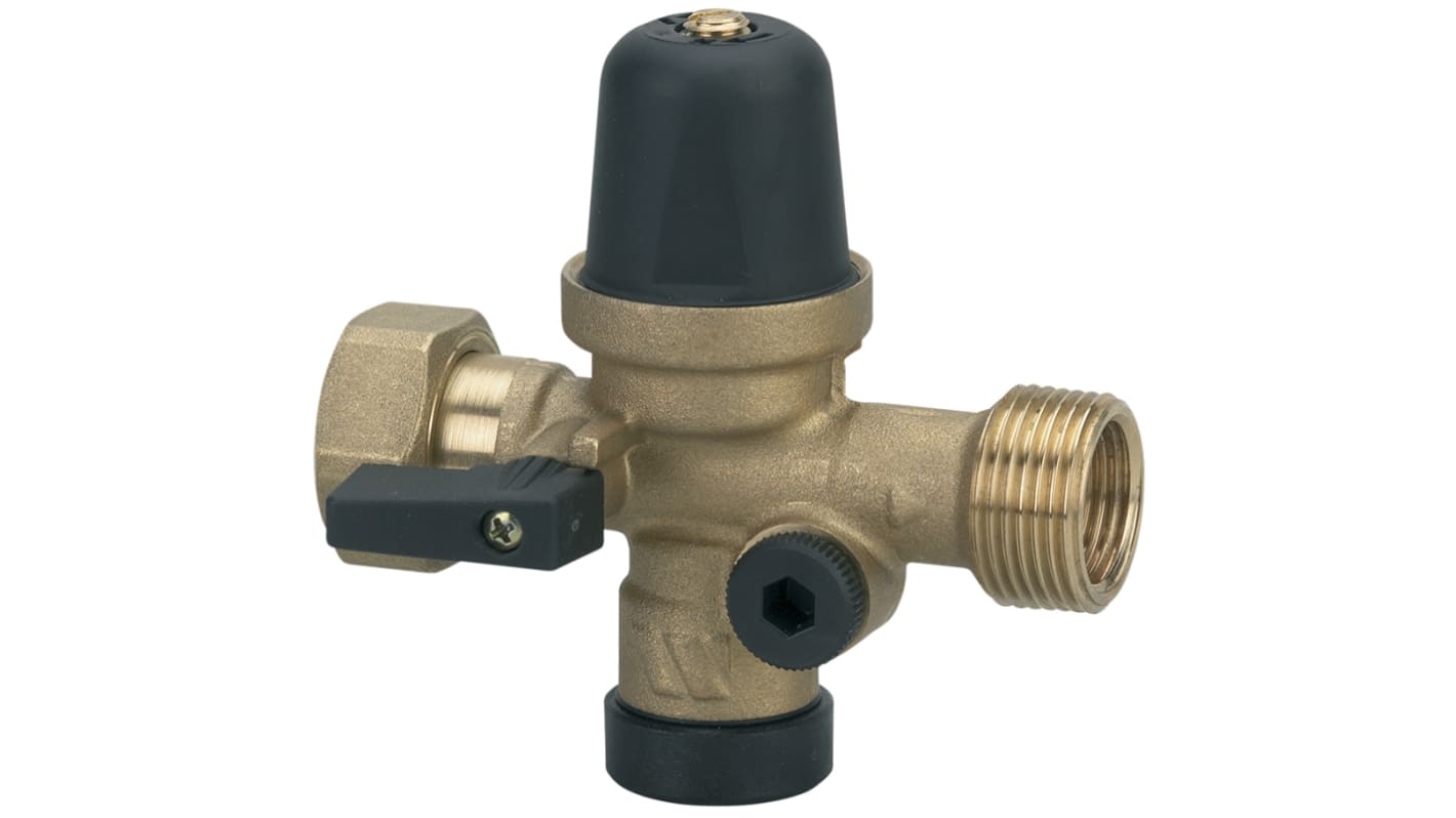 Watts Pressure Reducing Valve, 3/4 in Free union nut