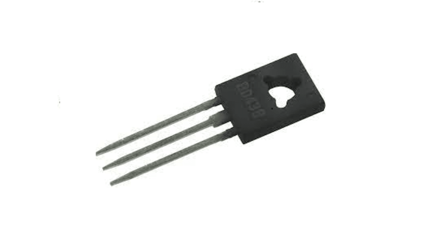 STMicroelectronics BD438 PNP Transistor, -4 A, -45 V, 3-Pin SOT-32