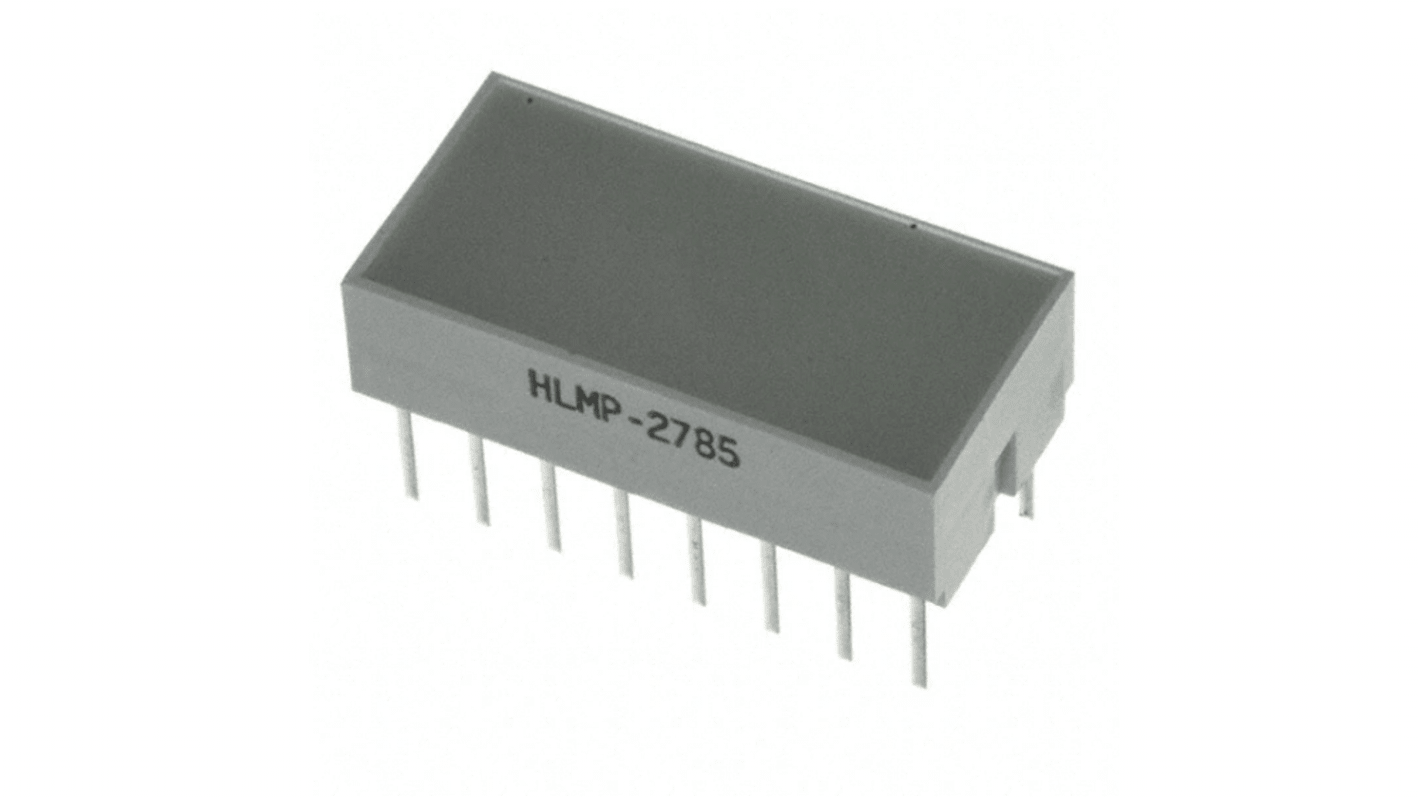 HLMP-2785-EF000 Broadcom Light Bar LED Display, Yellow 70 mcd