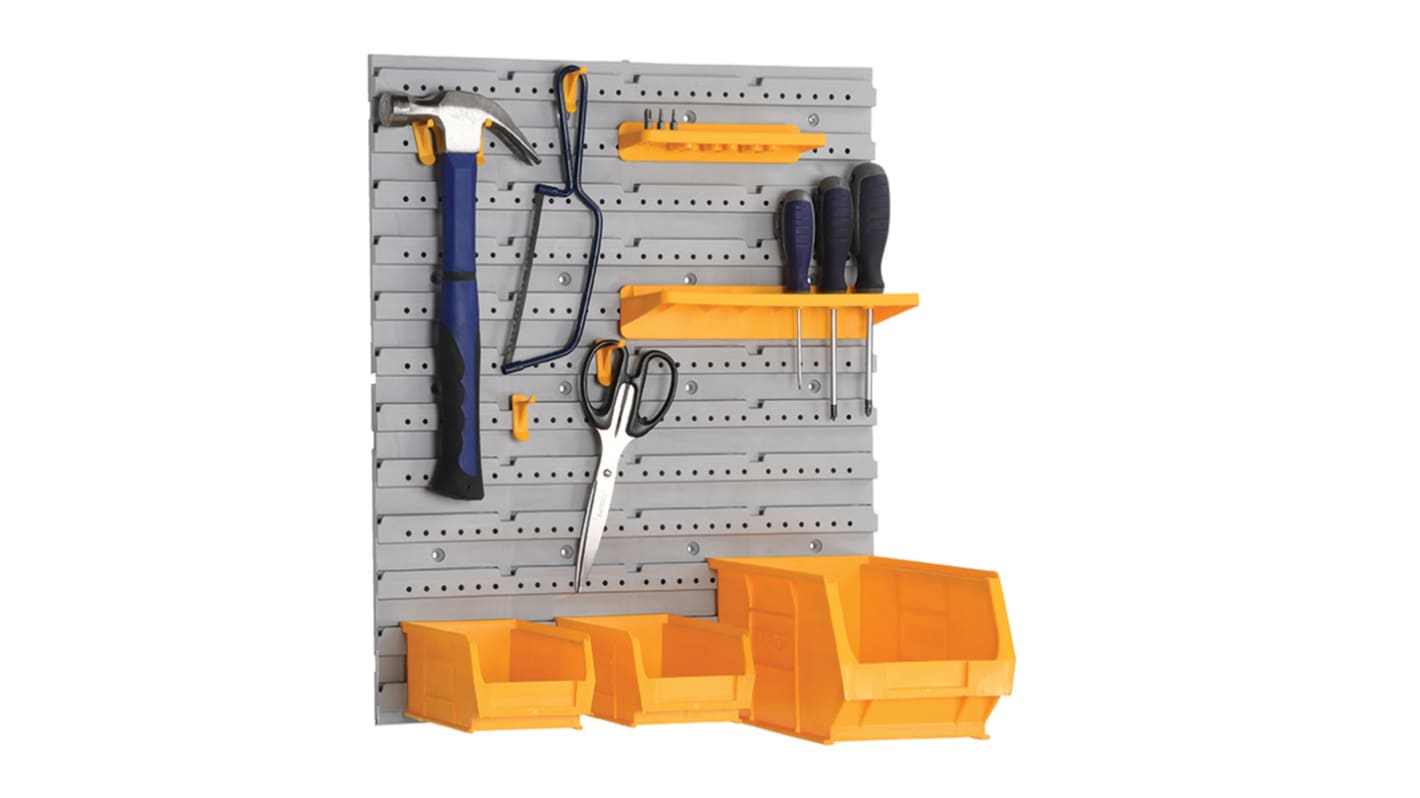 RS PRO Plastic Wall Mount Tool Panel