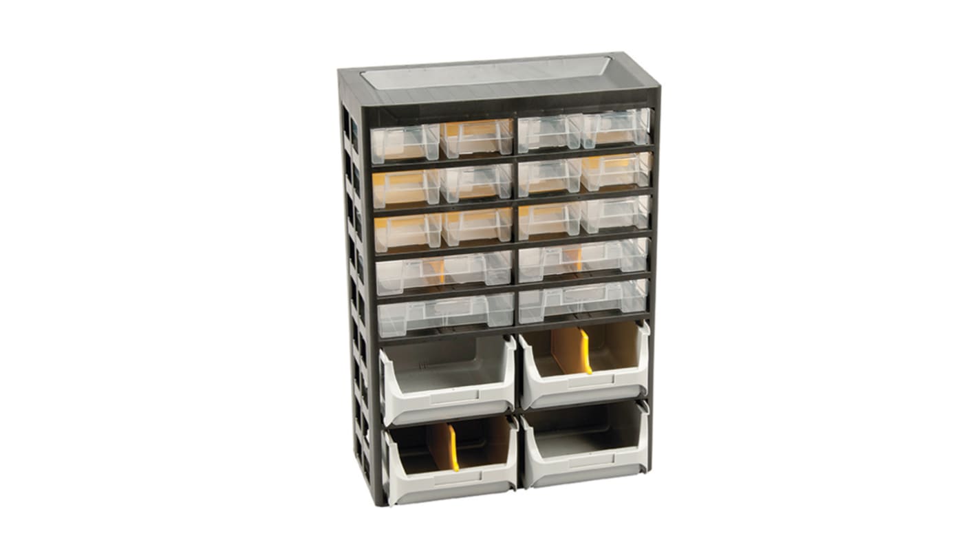 RS PRO Drawer Unit, 435mm x 305mm x 170mm