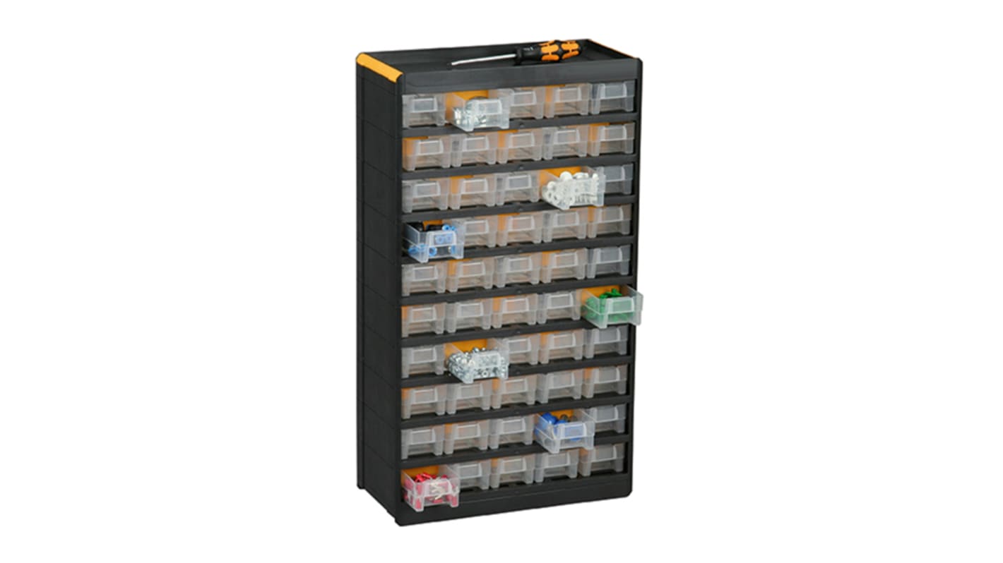 RS PRO Drawer Unit, 525mm x 300mm x 135mm
