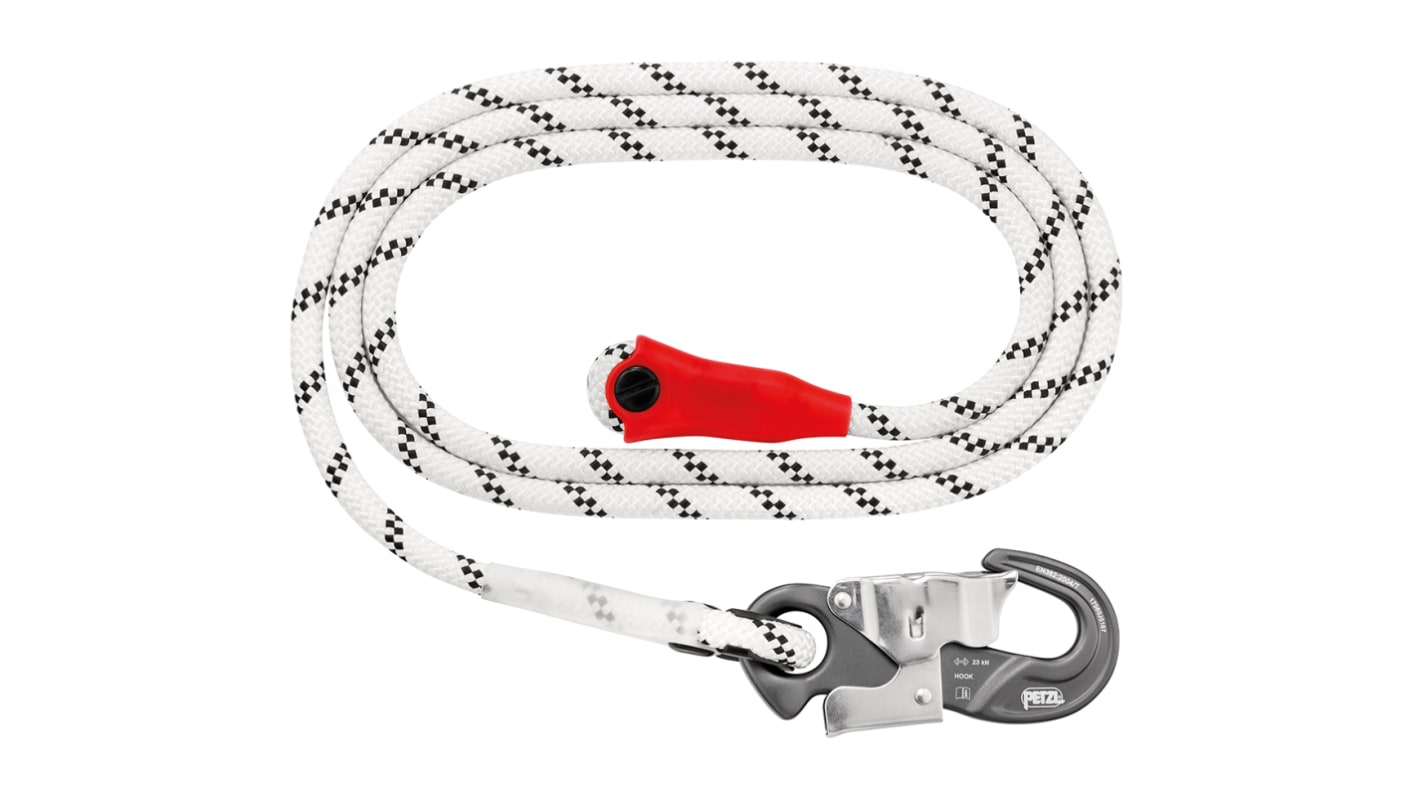 Petzl 2m Work Positioning Adjustable Work Positioning Lanyard Eashook Grillon Single