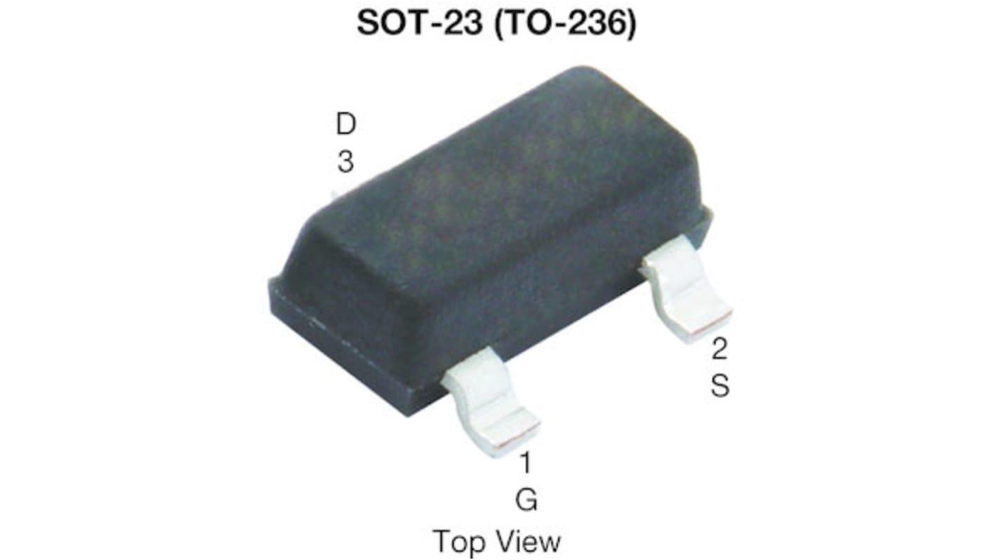 Vishay Siliconix TrenchFET P-Channel MOSFET, 3.6 A, 40 V, 3-Pin SOT-23 Si2319DDS-T1-GE3