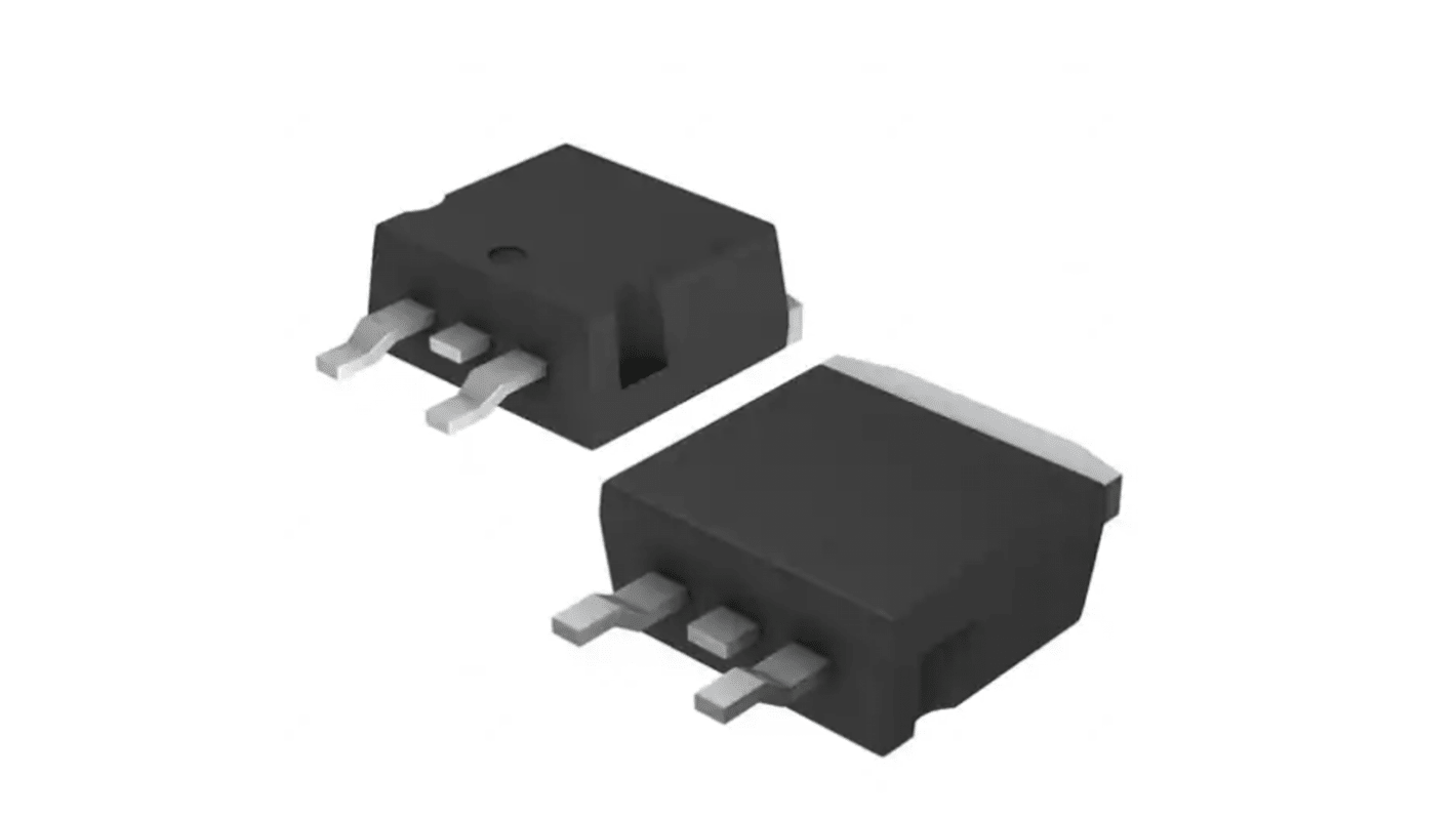 STMicroelectronics 线性稳压芯片, -5 V输出, 1.5A最大输出, 单路输出, D2PAK, 3针, 贴片安装, 0 °C→+125 °C, ±2%精度