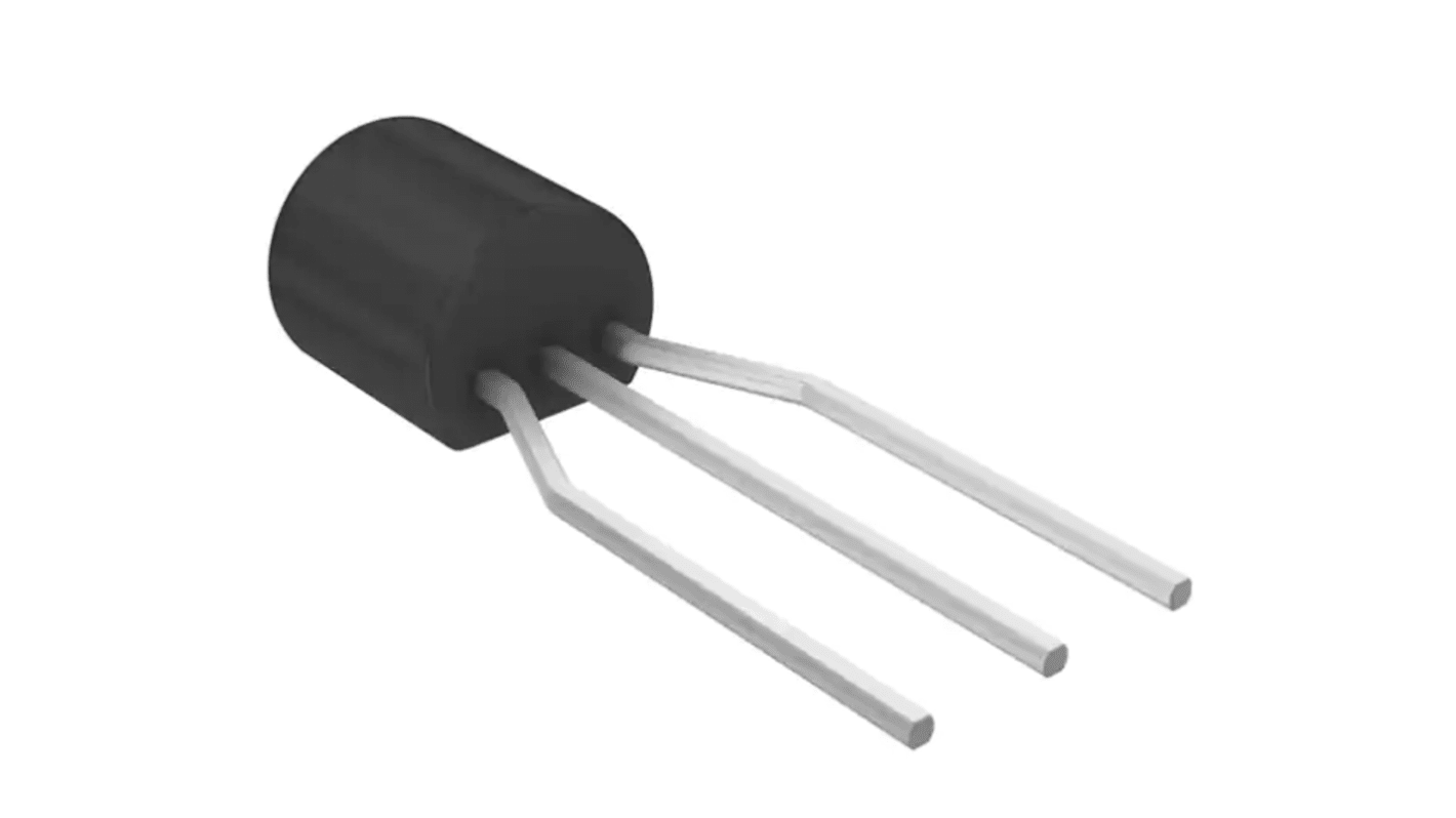 STMicroelectronics 线性稳压芯片, 5 V输出, 100mA最大输出, 单路输出, TO-92, 3针, 通孔安装, -40°C→+125 °C