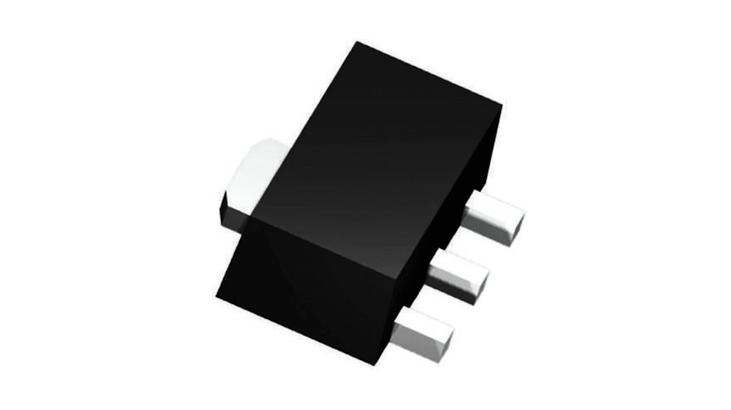 STMicroelectronics 线性稳压芯片, 6 V输出, 100mA最大输出, 单路输出, SOT-89, 贴片, 3针