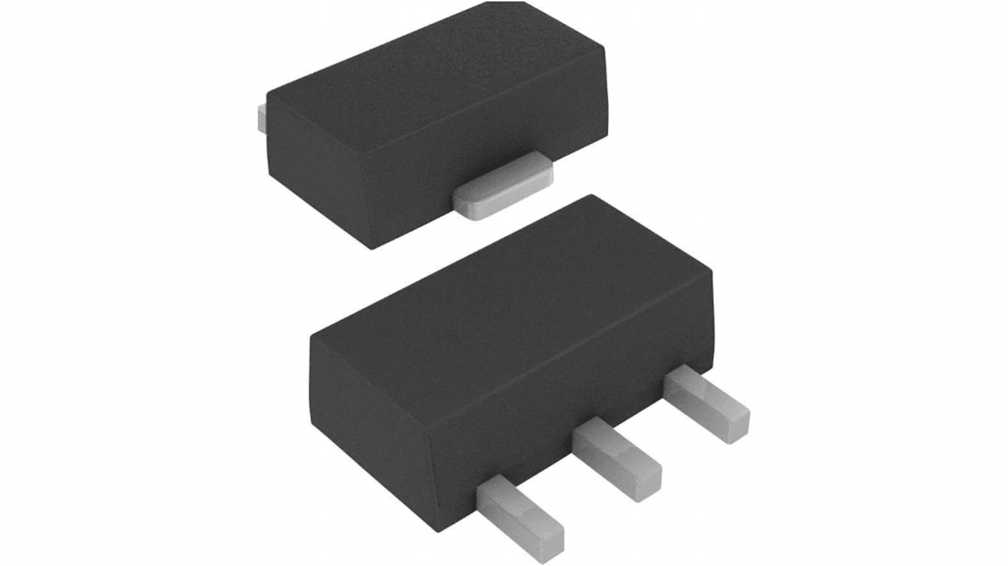 STMicroelectronics L78L33ABUTR, 1 Linear Voltage, Voltage Regulator 100mA, 3.3 V 3-Pin, SOT-89