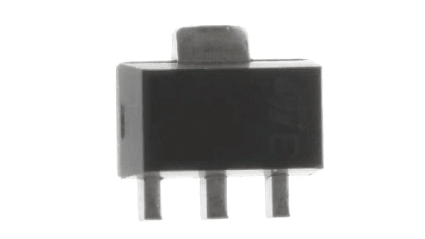 STMicroelectronics 线性稳压芯片, 12 V输出, 100mA最大输出, 单路输出, SOT-89, 3针, 贴片安装, -40°C→+125 °C