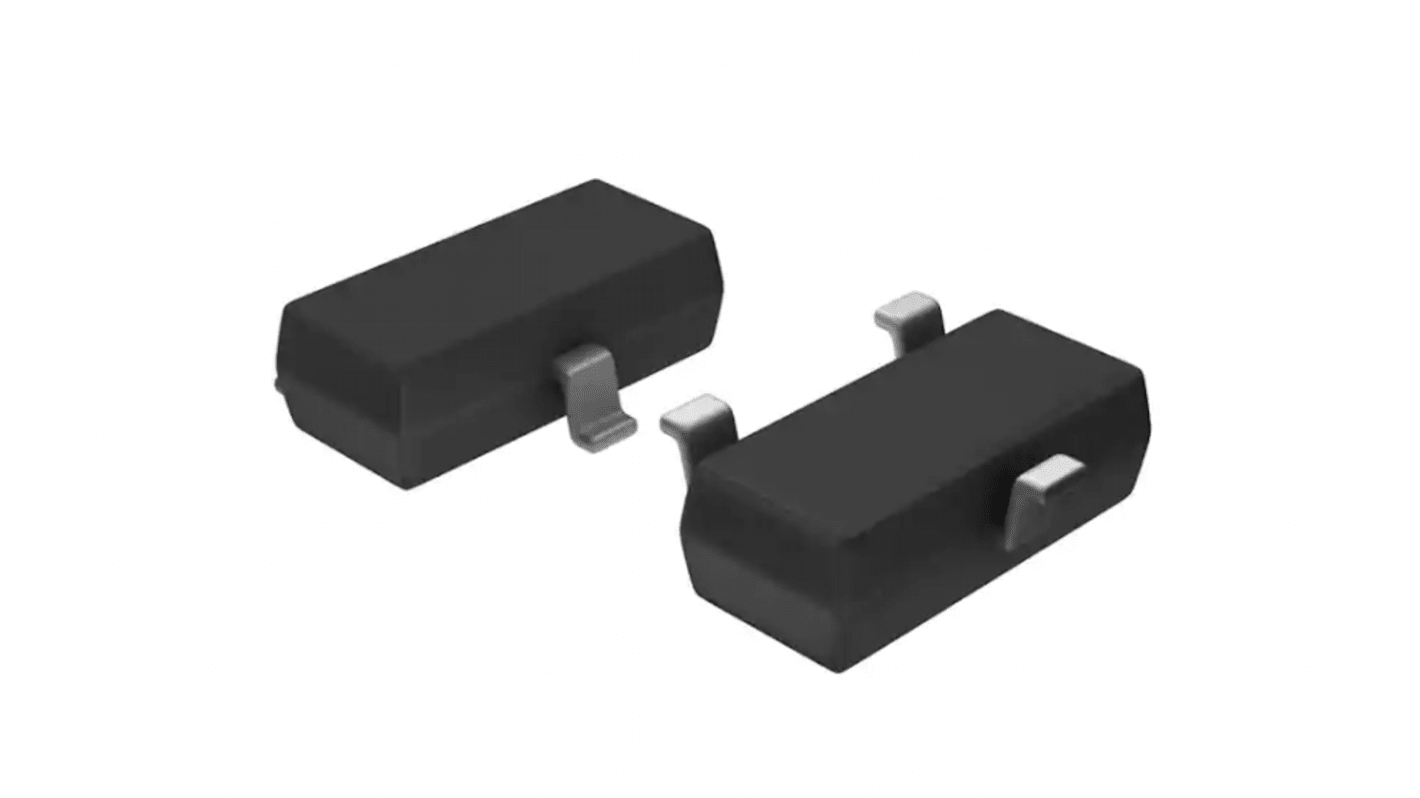 Diodo, BAR43FILM, 100mA, 30V Schottky, 5ns, SOT-23, 3-Pines 1V