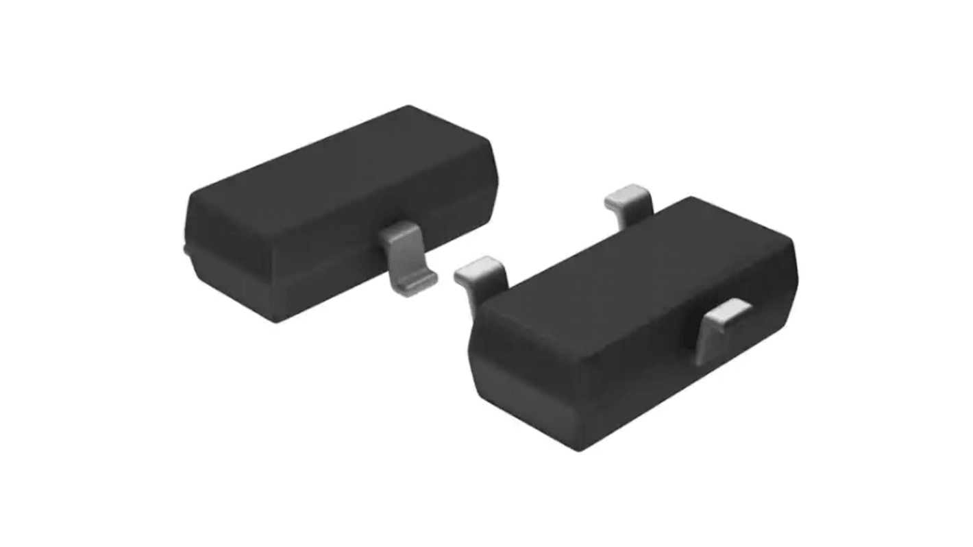 STMicroelectronics 30V 100mA, Schottky Diode, 3-Pin SOT-23 BAR42FILM