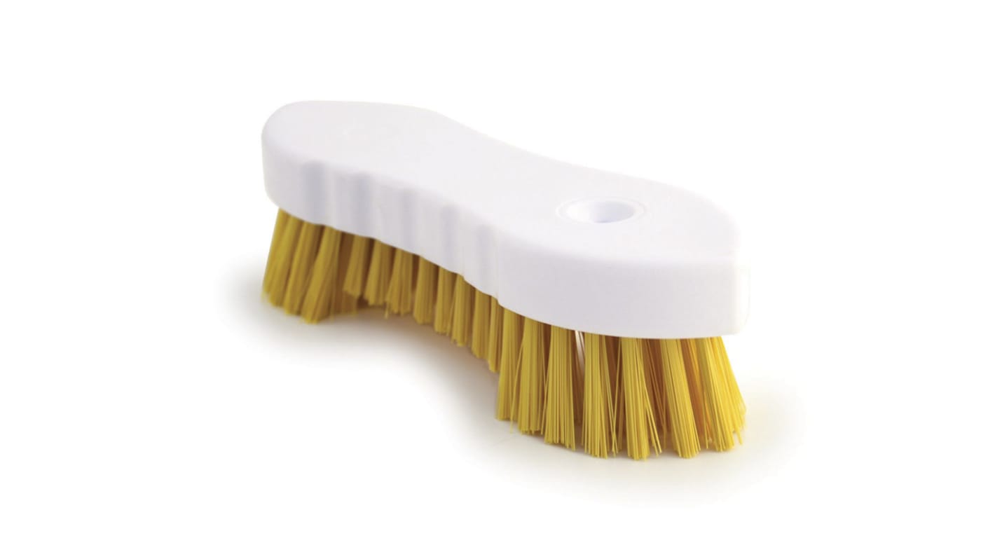 Cepillo limpiador RS PRO Amarillo Cepillo de mano, PET para Comercial, industrial