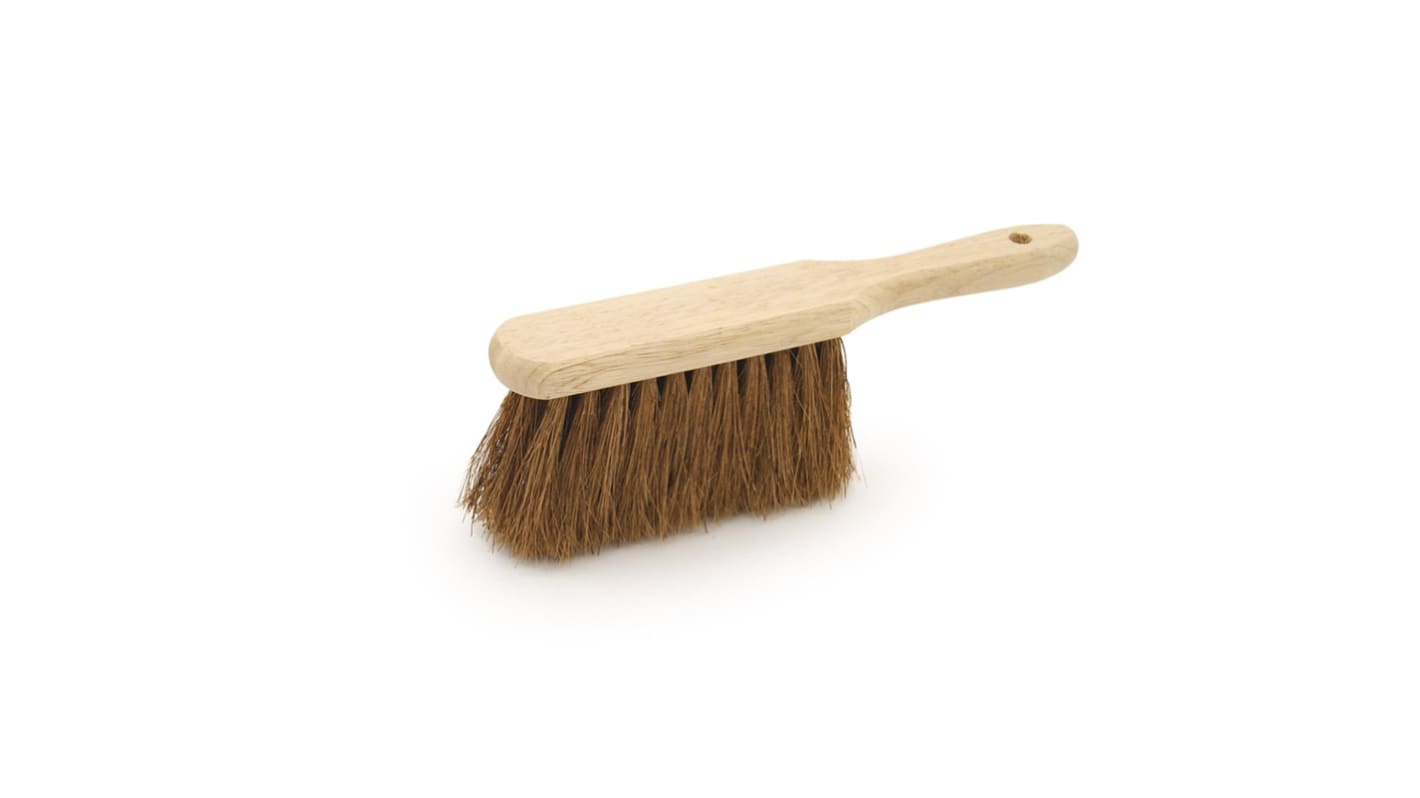 Cepillo limpiador RS PRO Beige, Marrón Cepillo de mano, Coco Natural para Comercial, industrial