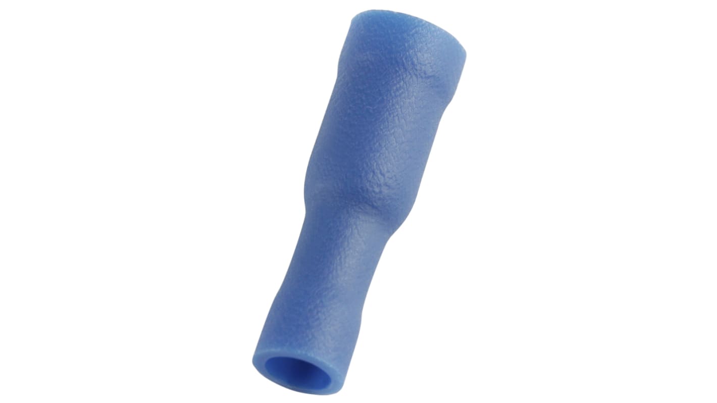 RS PRO 绝缘插簧端子母座, 3.9mm接片, 线规1.5mm²至2.5mm², 蓝色, 乙烯基绝缘, 镀锡黄铜触点