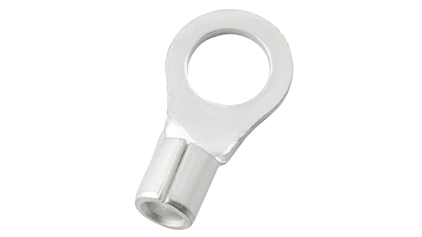 RS PRO Ringkabelschuh, Unisoliert, aussen ø 7.2mm, innen ø 4.3mm, max. 4mm², 4.3mm