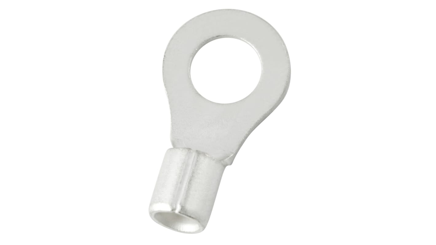 RS PRO Uninsulated Ring Terminal, 8.4mm Stud Size, 4mm² to 6mm² Wire Size