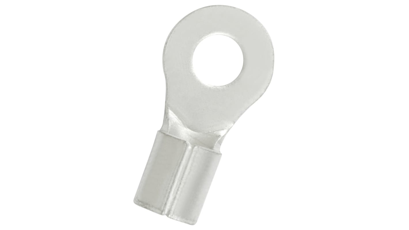 RS PRO Uninsulated Ring Terminal, 5.3mm Stud Size, 8mm² to 8mm² Wire Size