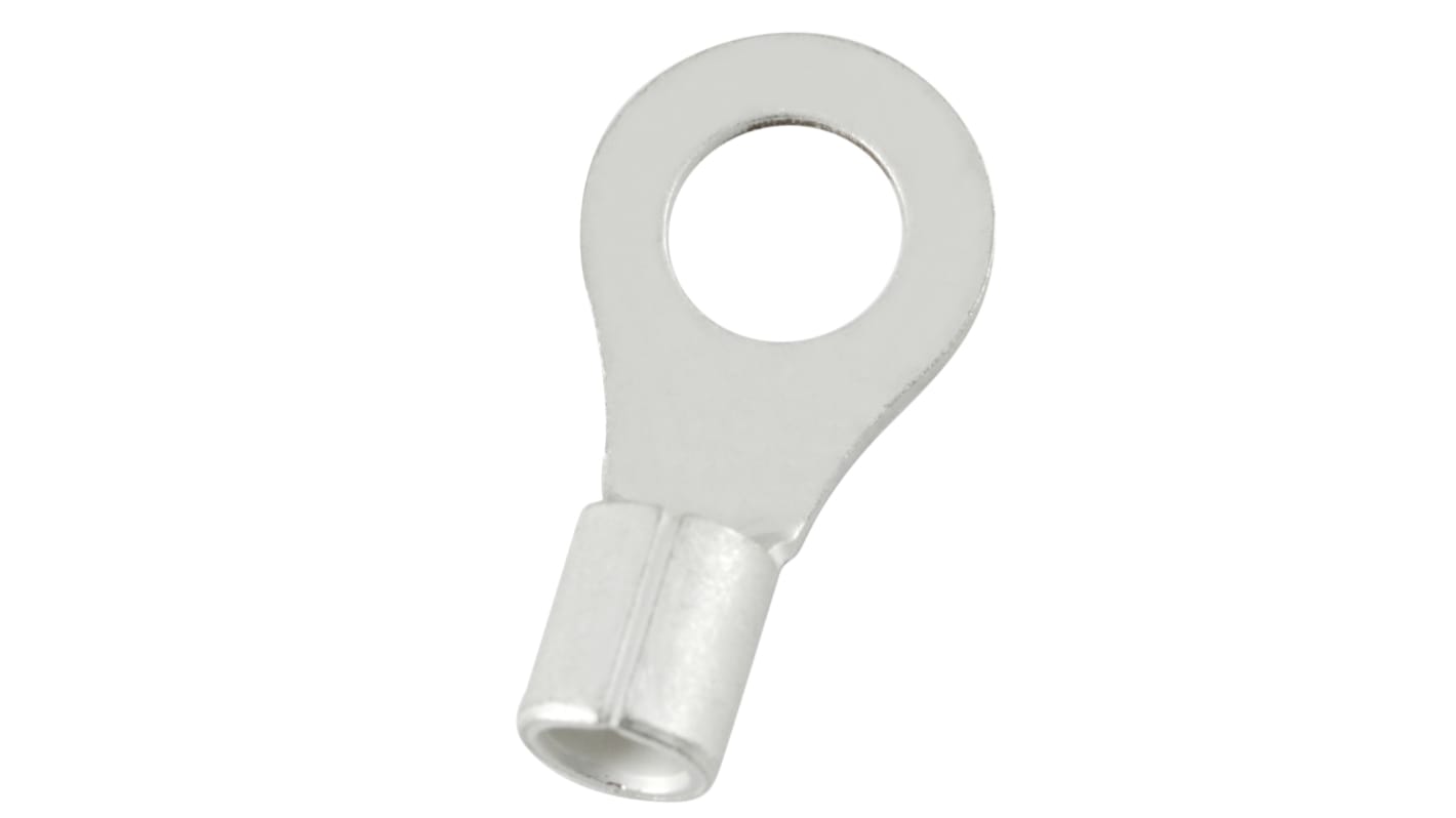 RS PRO Uninsulated Ring Terminal, 8.4mm Stud Size, 8mm² to 8mm² Wire Size