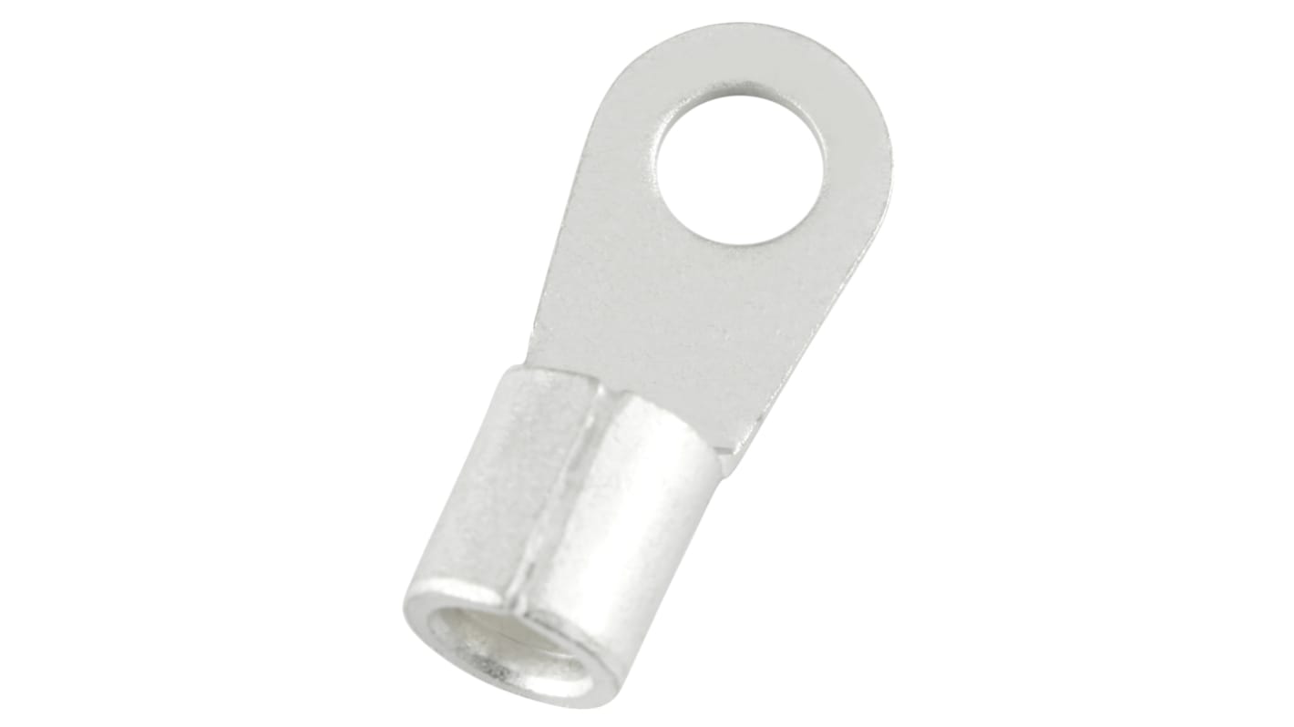 RS PRO Uninsulated Ring Terminal, 6.4mm Stud Size, 14mm² to 14mm² Wire Size