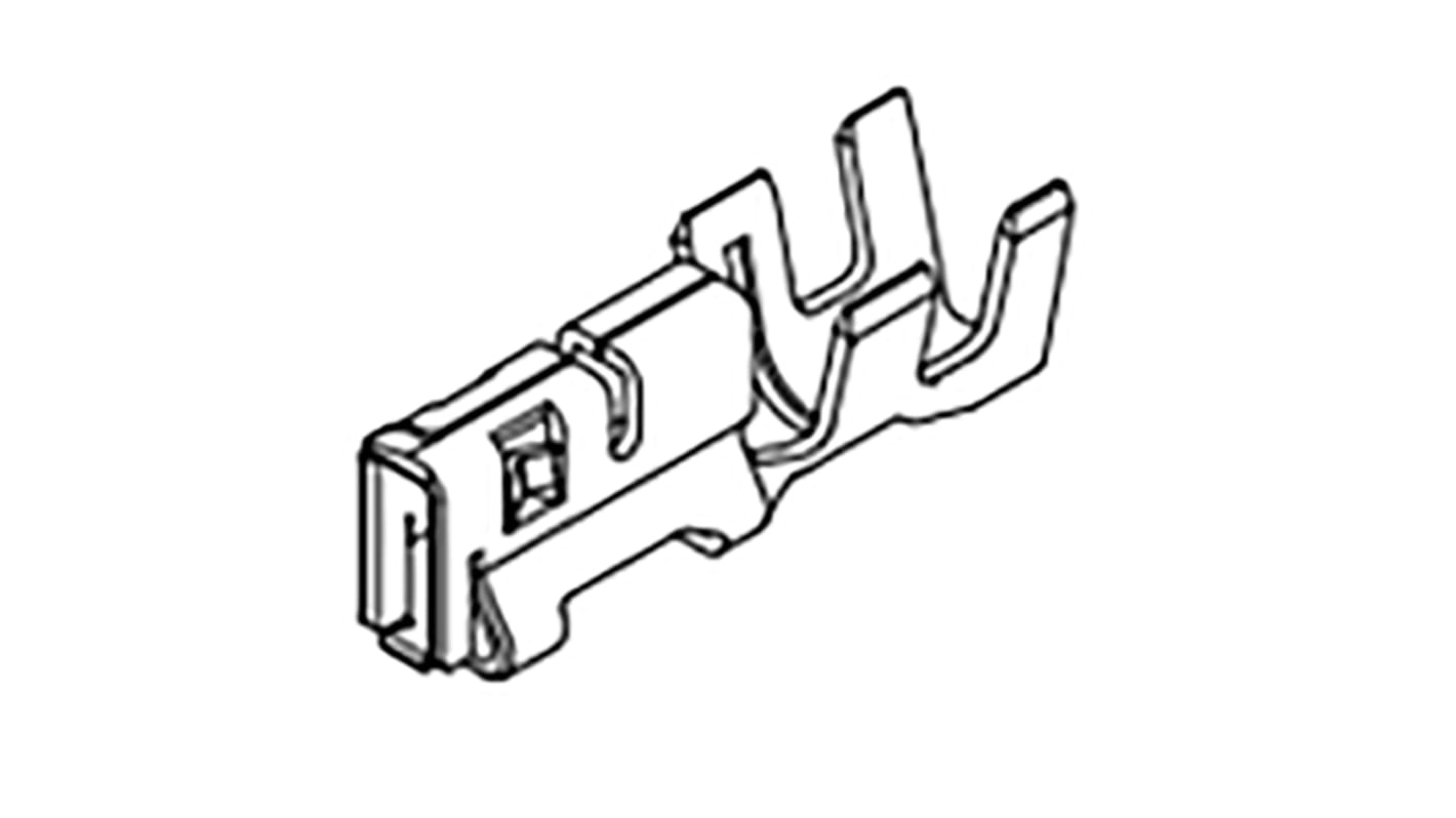 Molex Female Crimp Terminal, 24AWG Min, 22AWG Max