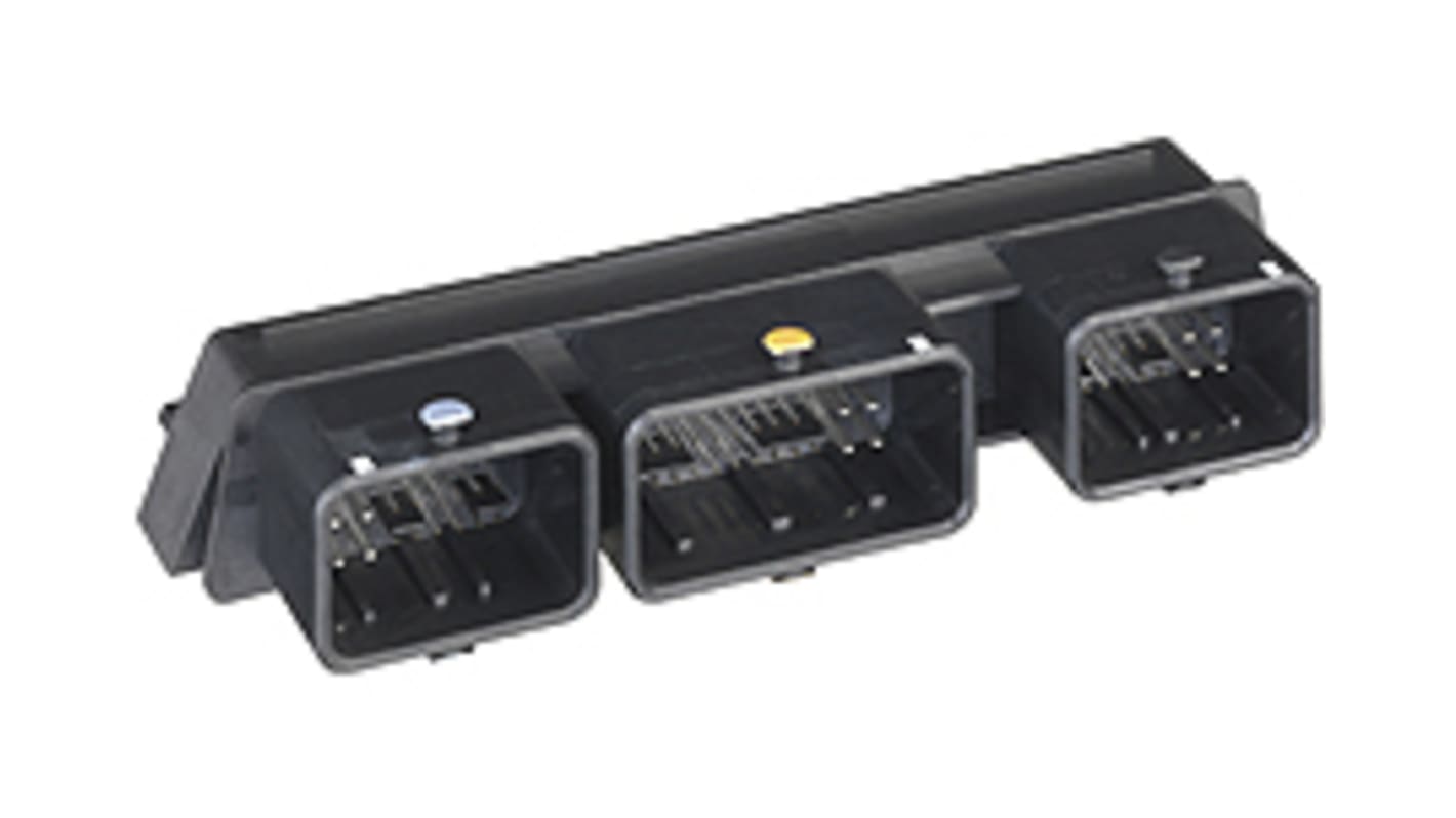 Molex Automotive Connector Plug Black Cable Mount 112 Way, Solder Termination 64333-0100