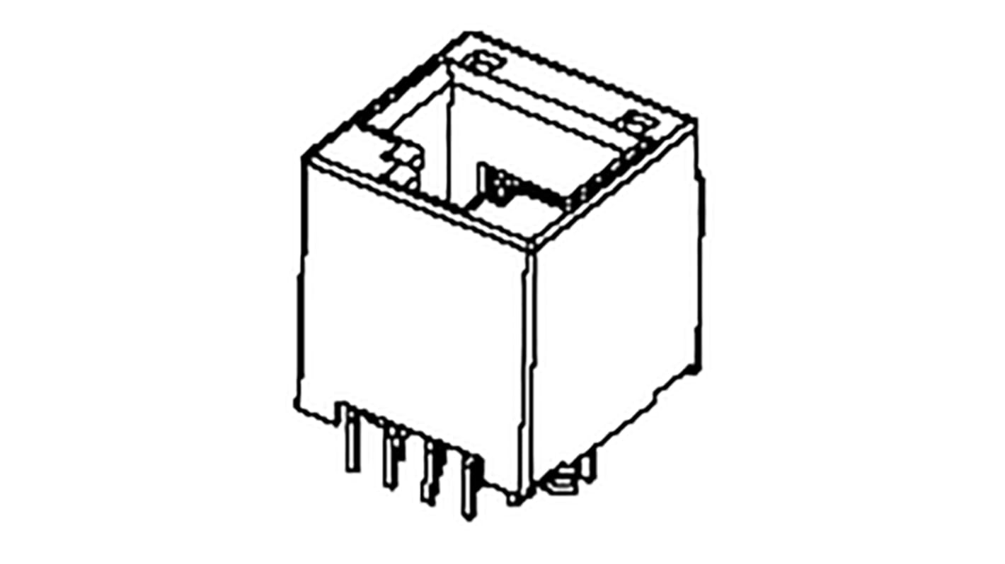 Molex 95503 Series Female RJ45 Connector, Through Hole, Cat3 Vertical 1 Port 8P8C -Way