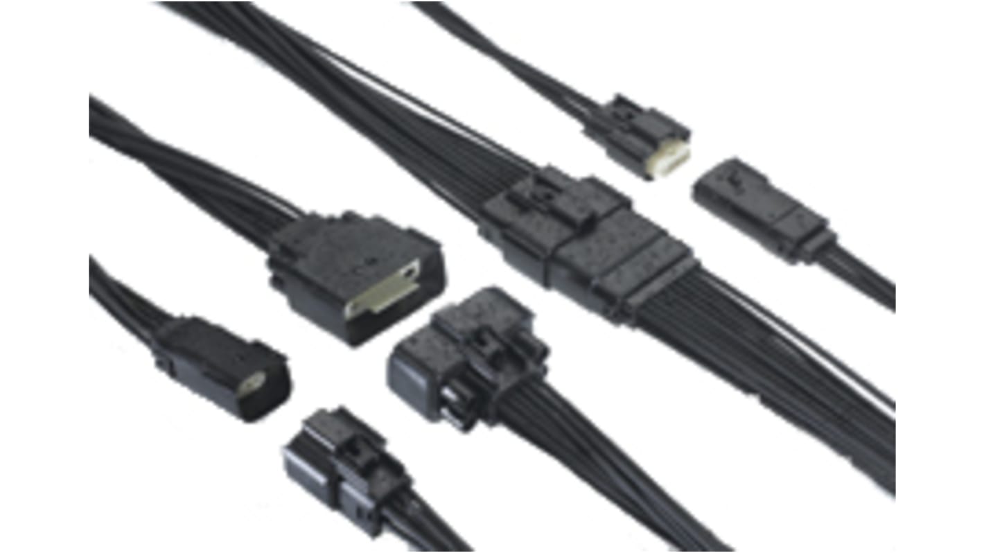 Molex, MX150 Connector Housing Socket Black, Natural Cable Mount 20 Way, Crimp Termination 33472-2006